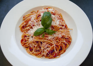 Der Klassiker: Spaghetti mit Tomatensauce - Olivenölkontor